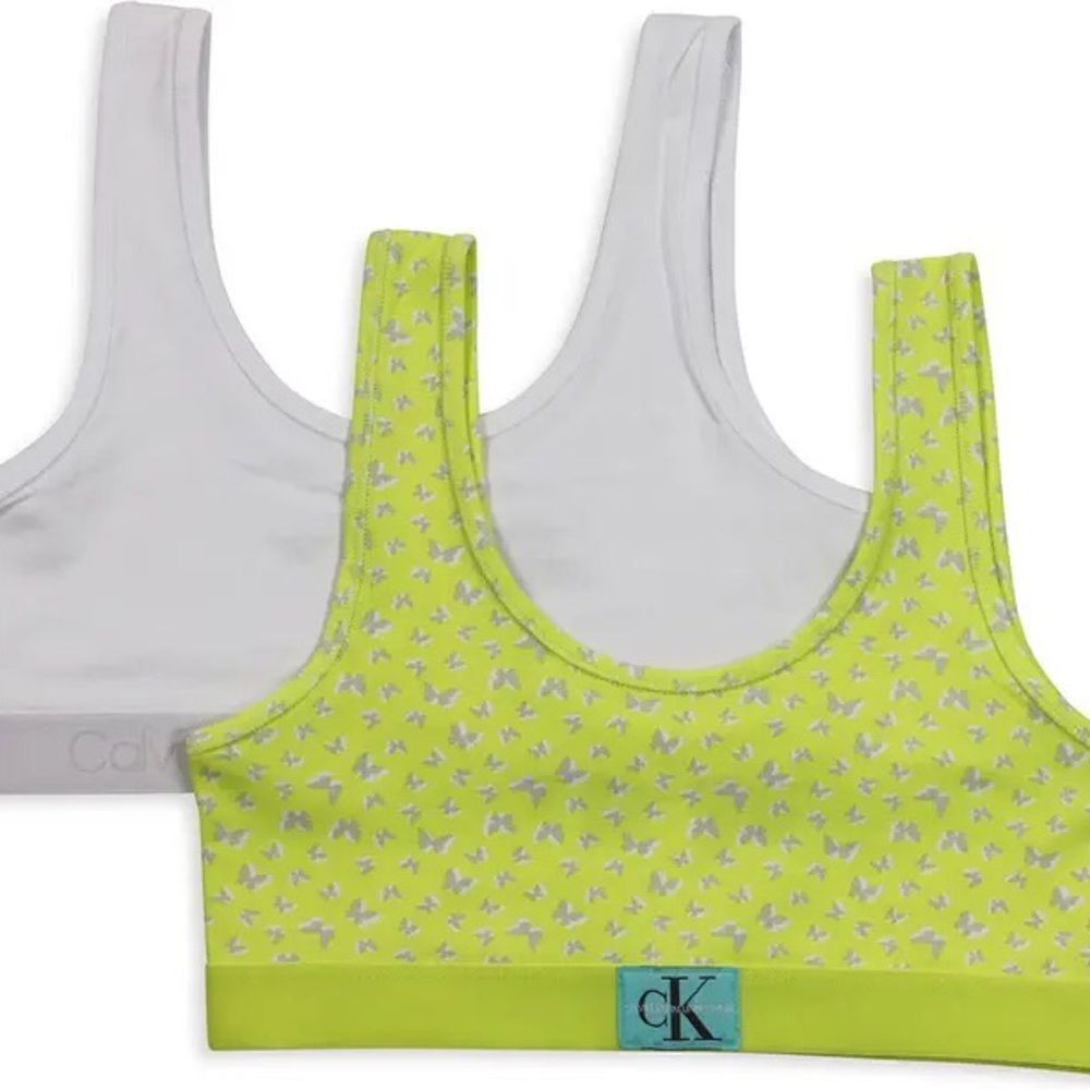 Calvin Klein medium 7/8 training sports bra butterfly